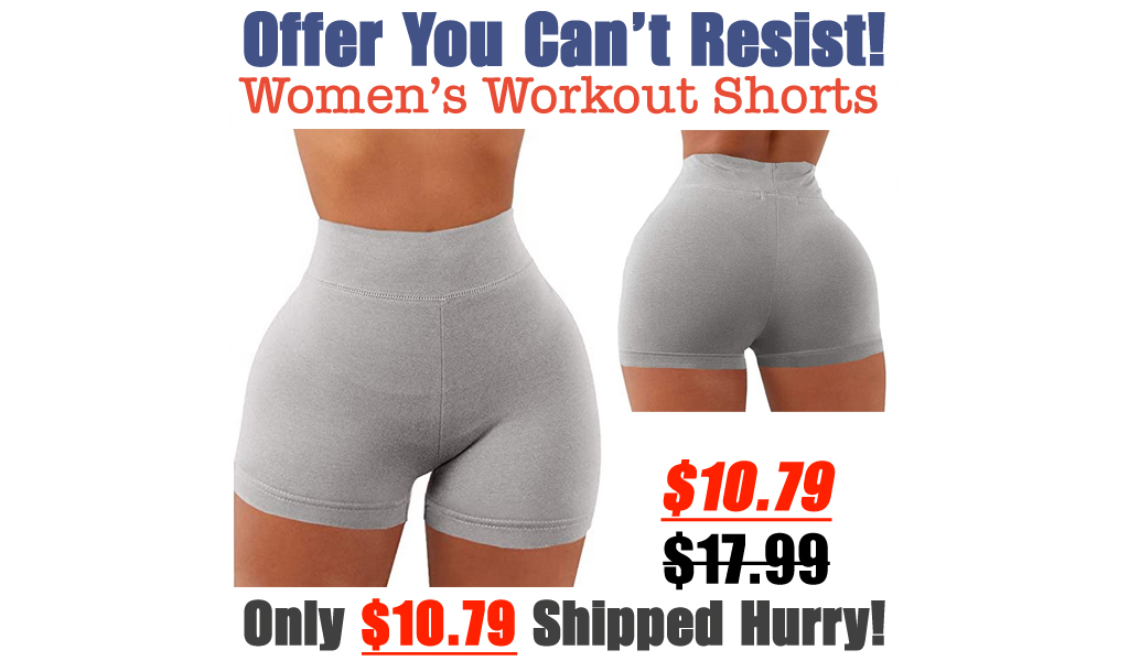 Women's Workout Shorts Only $10.79 Shipped on Amazon (Regularly $17.99)