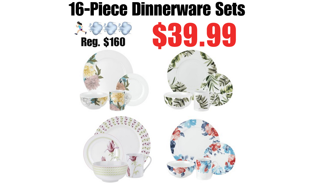 16-Piece Dinnerware Sets Only $39.99 on Zulily (Regularly $160)