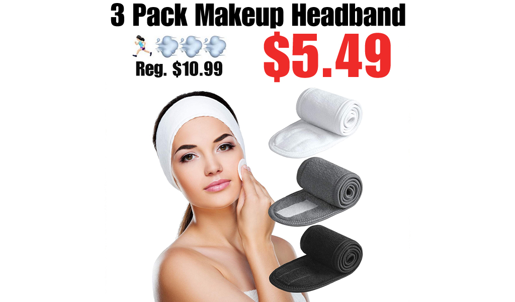 3 Pack Makeup Headband Only $5.49 Shipped on Amazon (Regularly $10.99)