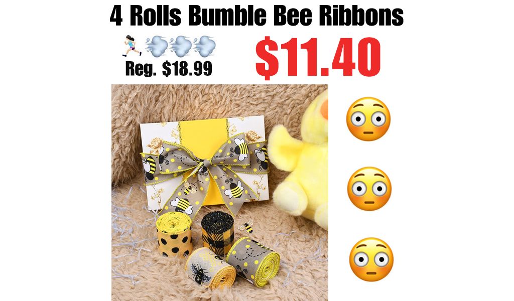 4 Rolls Bumble Bee Ribbons Only $10.80 Shipped on Amazon (Regularly $18.99)