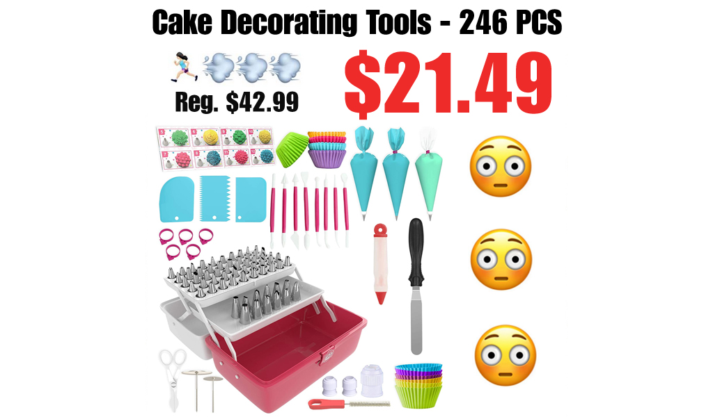 Cake Decorating Tools - 246 PCS Only $21.49 Shipped on Amazon (Regularly $42.99)