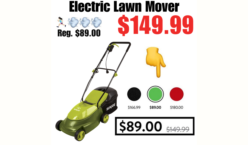 Electric Lawn Mover Only $89.00 Shipped on Walmart.com (Regularly $149.99)