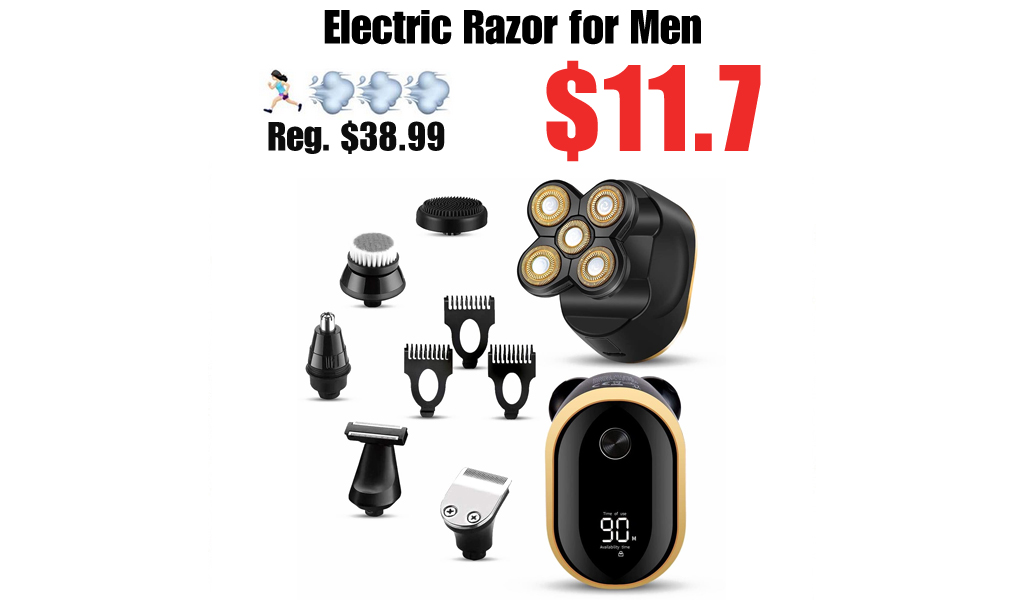 Electric Razor for Men Only $11.7 Shipped on Amazon (Regularly $38.99)
