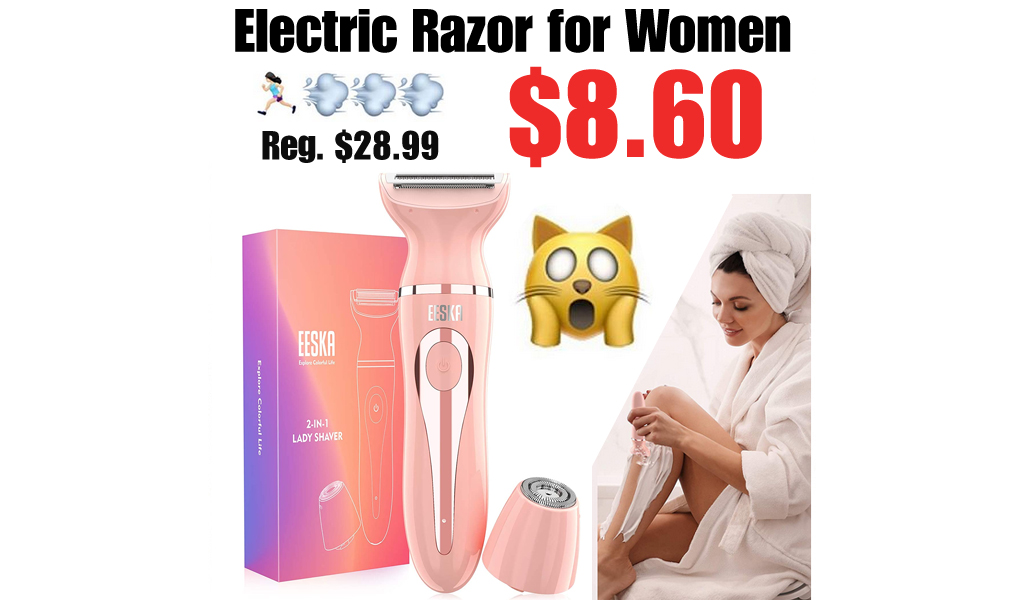 Electric Razor for Women Only $8.60 Shipped on Amazon (Regularly $28.99)