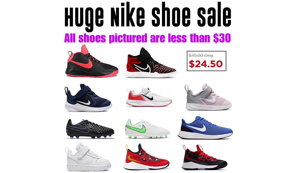 Huge Nike Shoe Sale