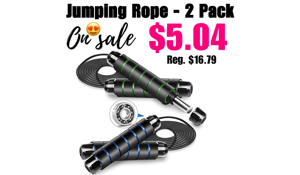 Jumping Rope - 2 Pack Just $5.04 Shipped on Amazon (Regularly $16.79)