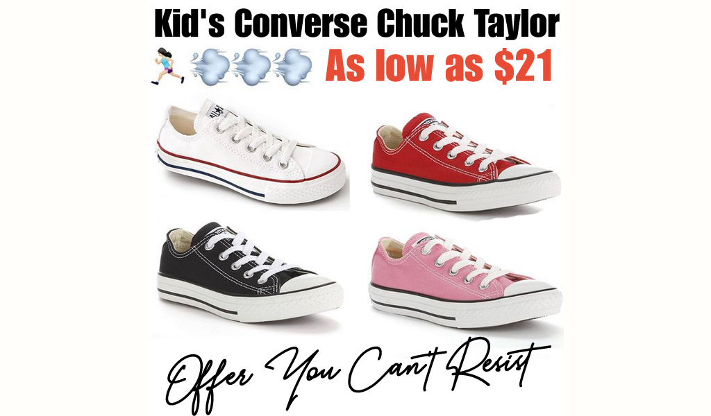 Kid's Converse Chuck Taylor - As low as $21