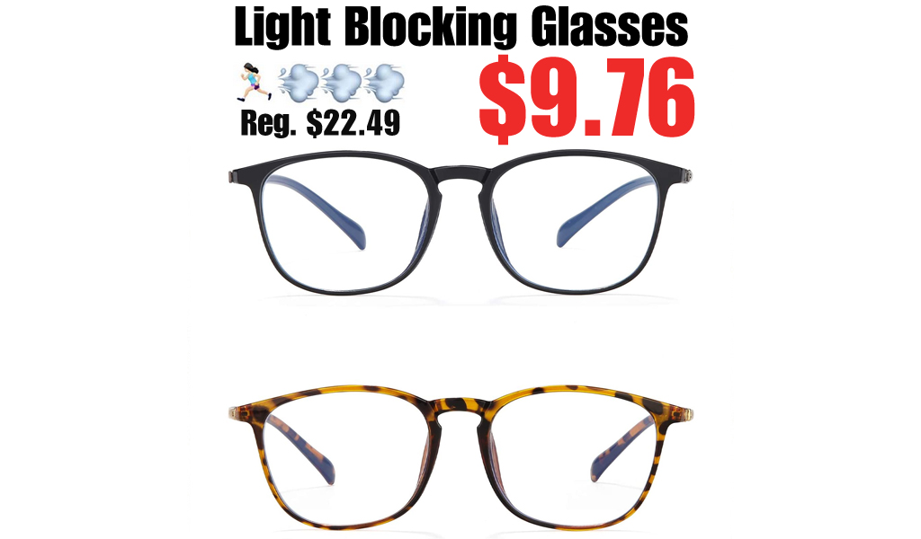 Light Blocking Glasses Only $9.76 Shipped on Amazon (Regularly $22.49)