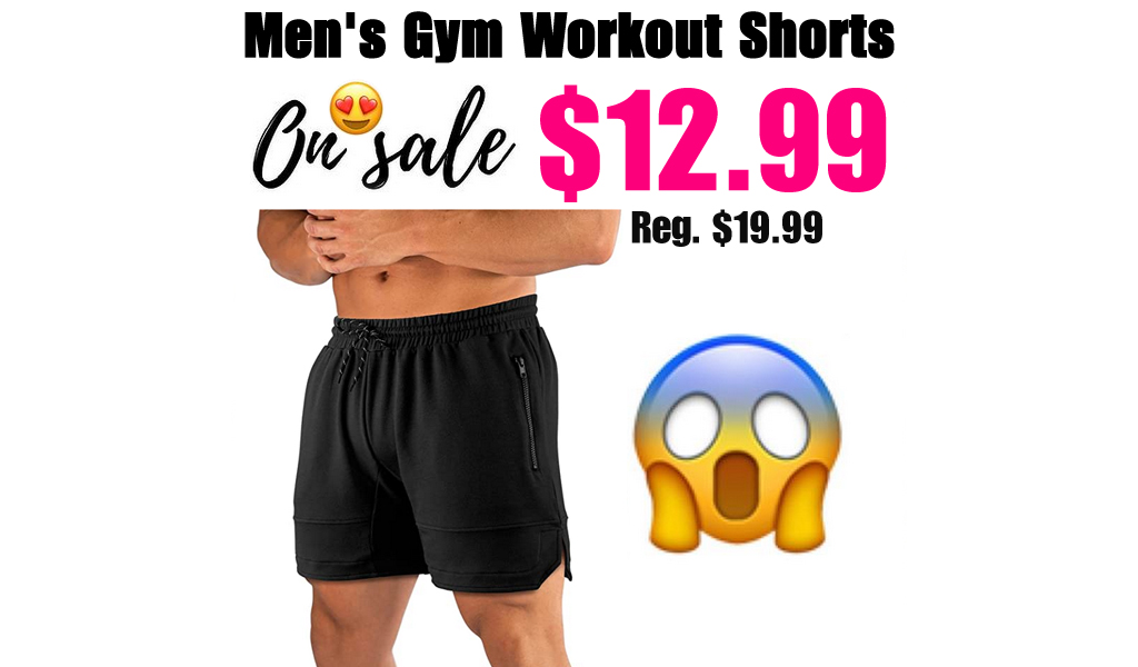 Men's Gym Workout Shorts Only $12.99 Shipped on Amazon (Regularly $19.99)