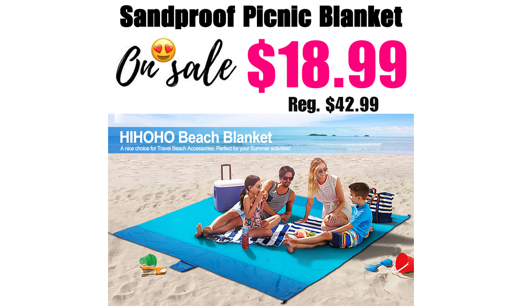 Sandproof Picnic Blanket Only $18.99 Shipped on Amazon (Regularly $42.99)
