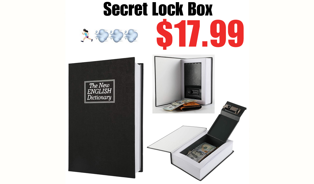Secret Lock Box Only $17.99 Shipped on Amazon