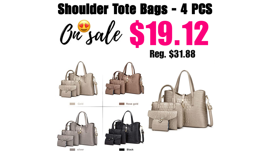 Shoulder Tote Bags - 4 PCS Only $19.12 Shipped on Amazon (Regularly $31.88)