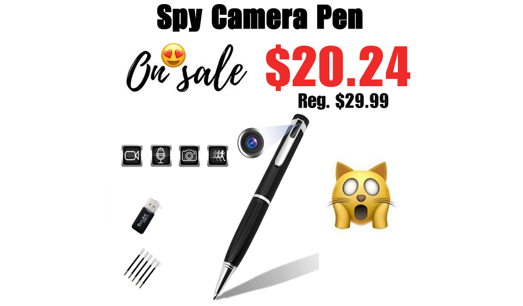Spy Camera Pen Only $20.24 Shipped on Amazon (Regularly $29.99)