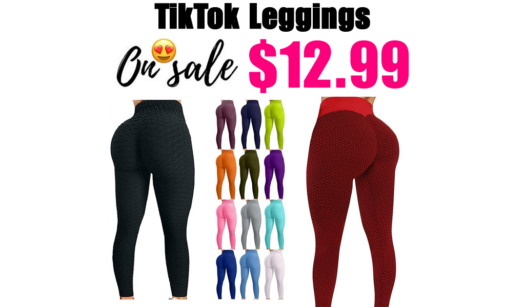 TikTok Leggings Only $12.99 Shipped on Amazon