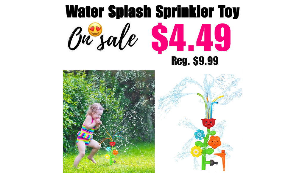 Water Splash Sprinkler Toy Only $4.49 Shipped on Amazon (Regularly $9.99)