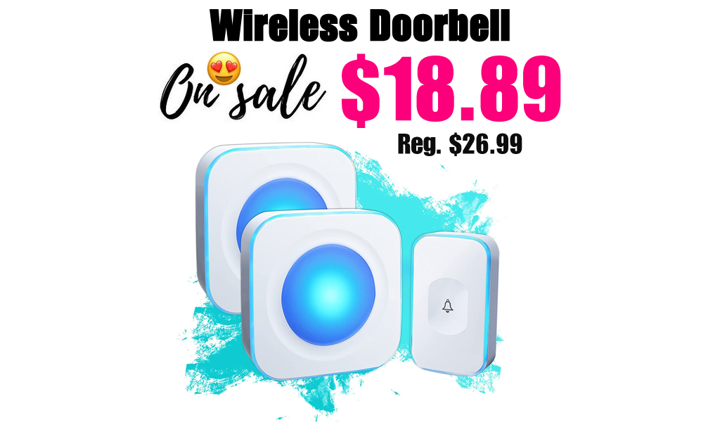Wireless Doorbell Only $18.89 Shipped on Amazon (Regularly $26.99)