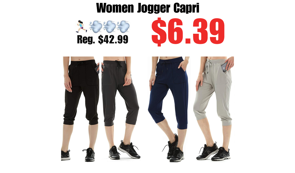 Women Jogger Capri Only $6.39 Shipped on Amazon (Regularly $42.99)