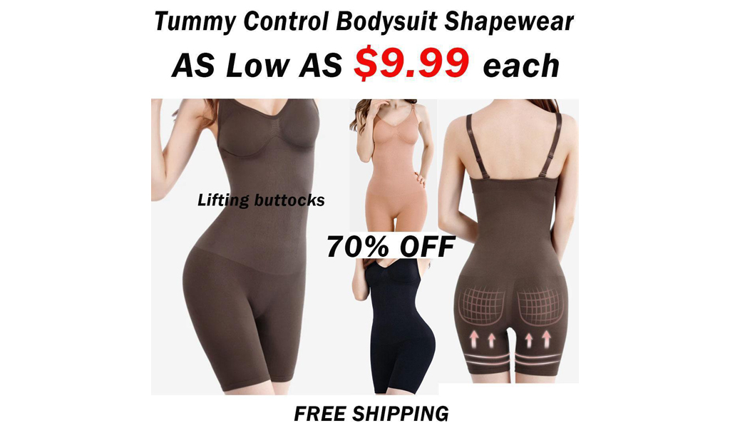Women Tummy Control Bodysuit Shapewear