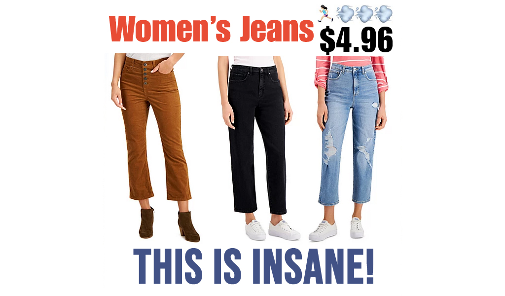 Women's Jeans from $4.96 on Macys