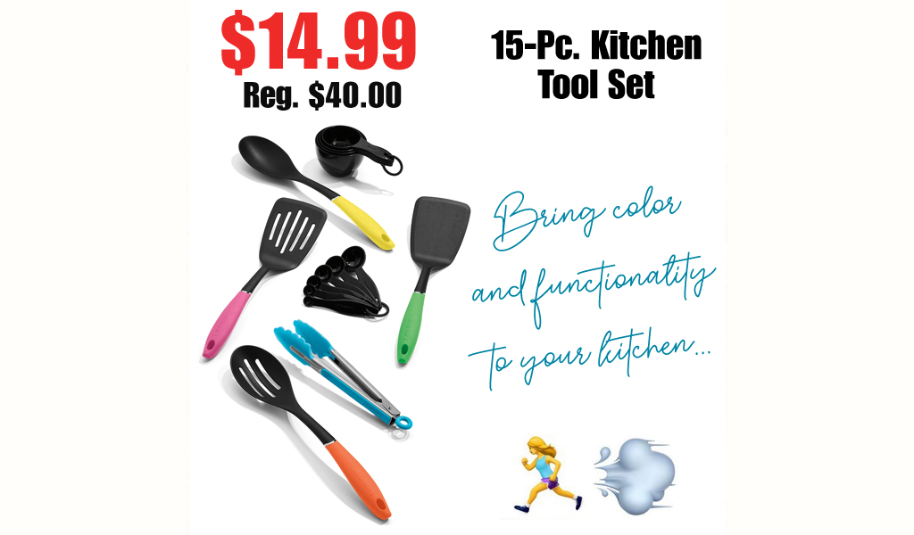 15-Pc. Kitchen Tool Set Only $14.99 on Macys.com (Regularly $40.00)