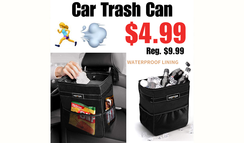 Car Trash Can Only $4.99 Shipped on Amazon (Regularly $9.99)