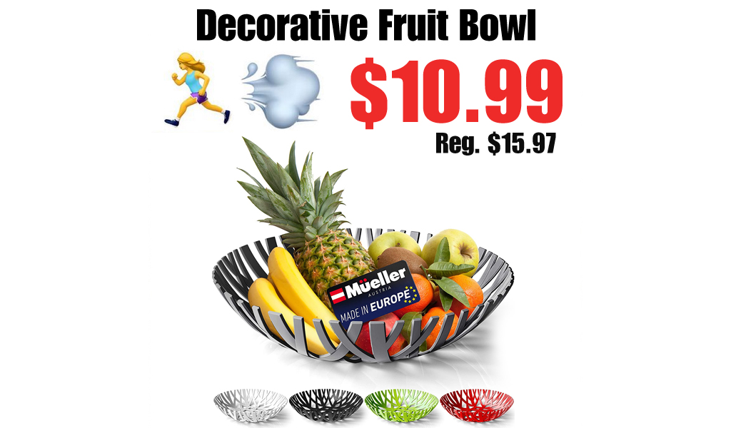 Decorative Fruit Bowl Only $10.99 Shipped on Amazon (Regularly $15.97)