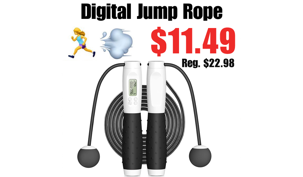 Digital Jump Rope Only $11.49 Shipped on Amazon (Regularly $22.98)