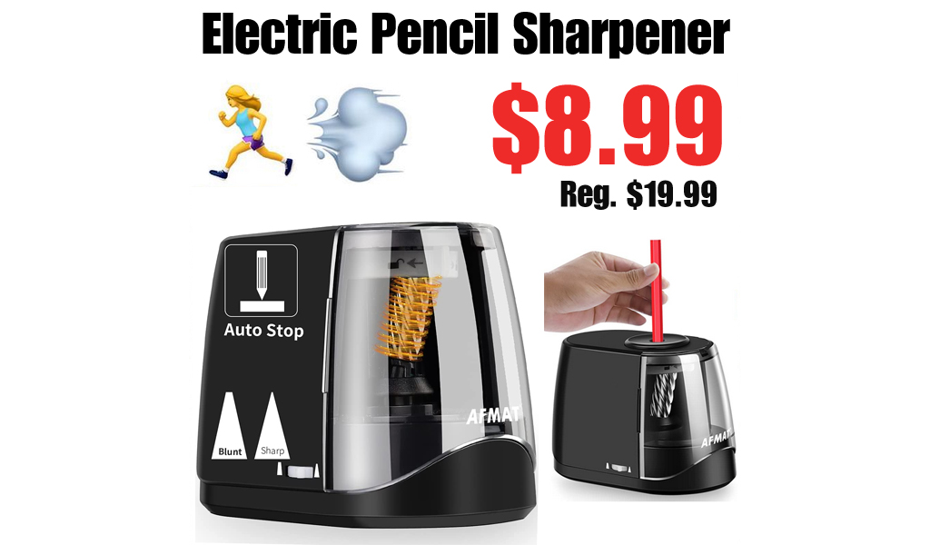 Electric Pencil Sharpener Only $8.99 Shipped on Amazon (Regularly $19.99)