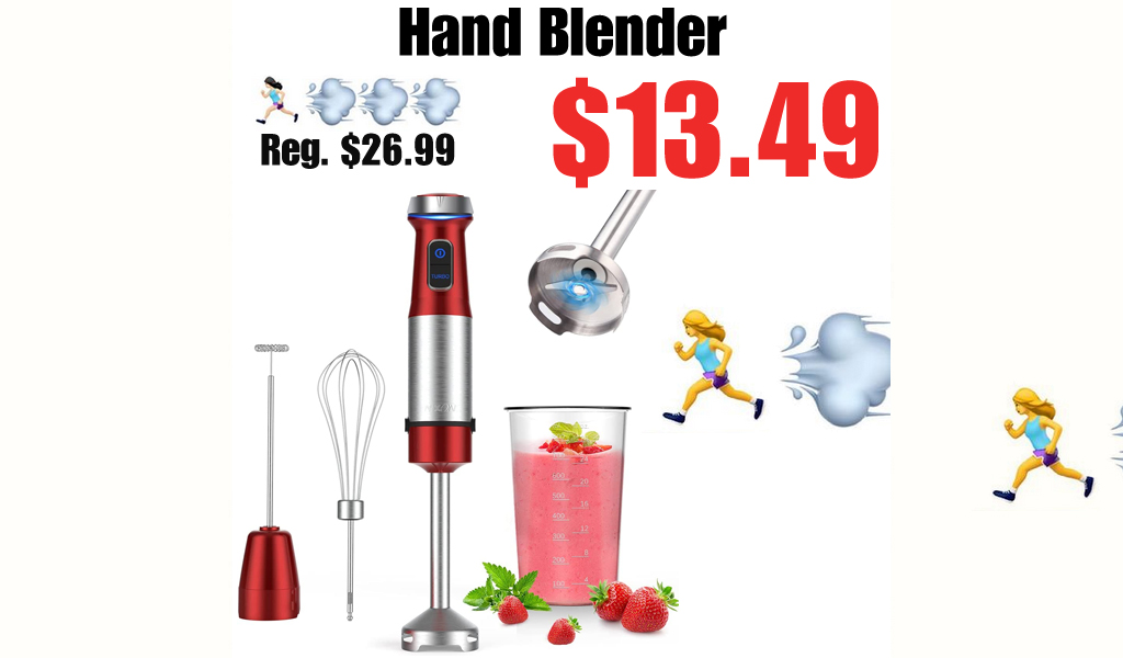 Hand Blender Only $13.49 Shipped on Amazon (Regularly $26.99)