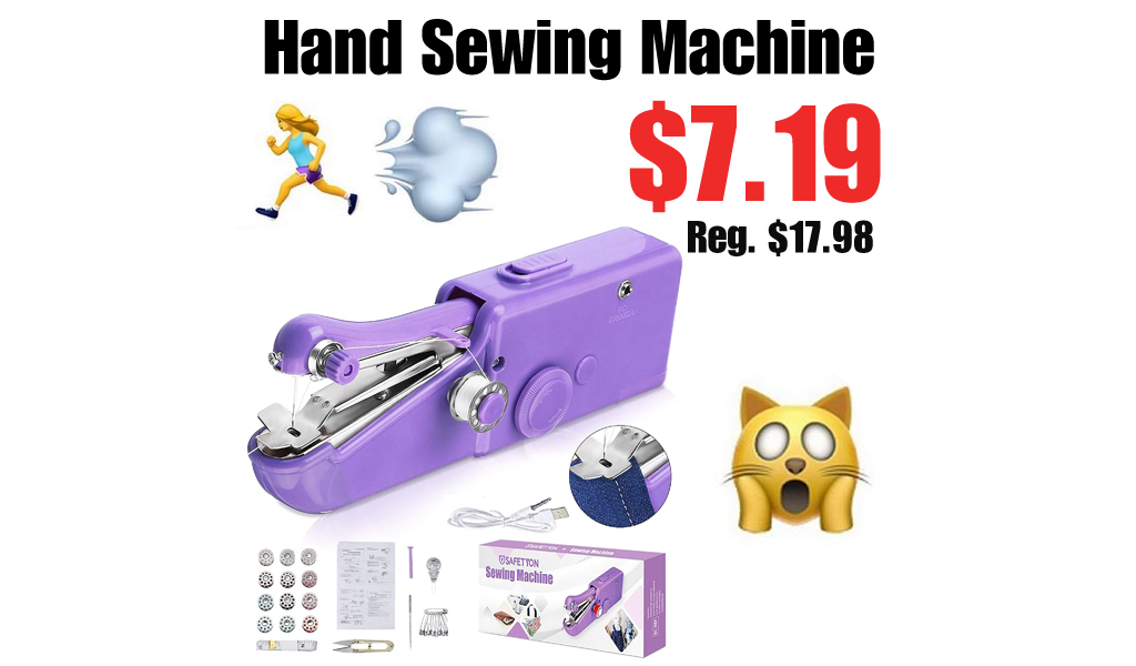Hand Sewing Machine Only $7.19 Shipped on Amazon (Regularly $17.98)