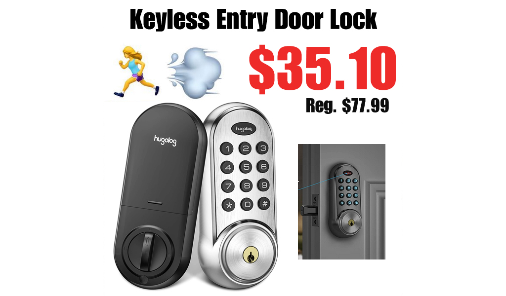 Keyless Entry Door Lock Only $35.10 Shipped on Amazon (Regularly $77.99)