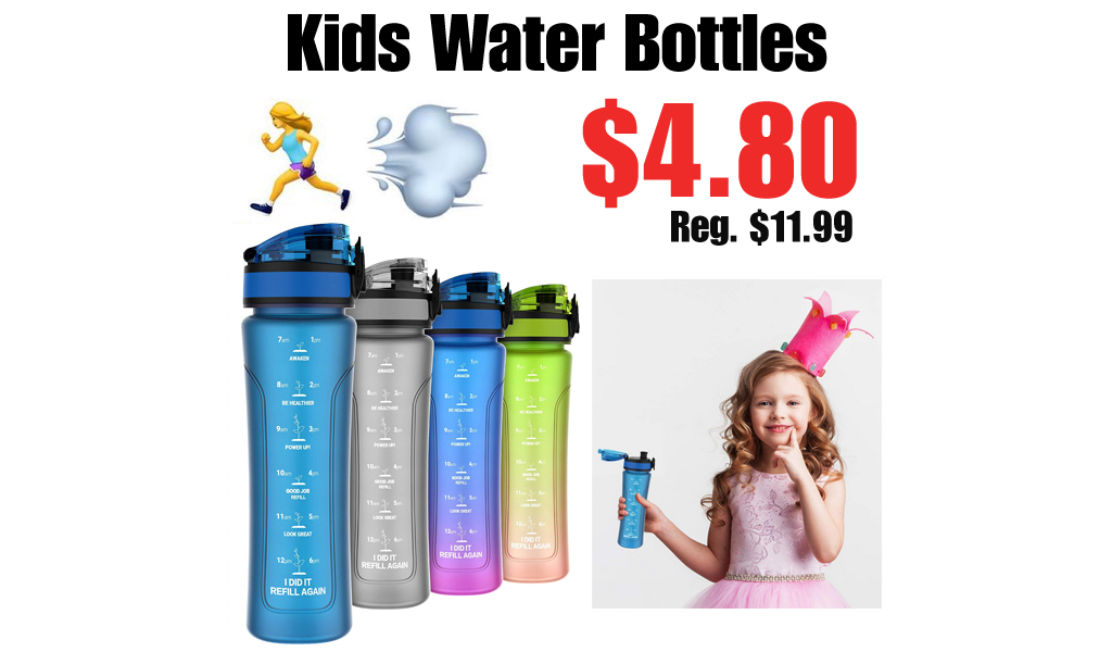Kids Water Bottles Only $4.80 Shipped on Amazon (Regularly $11.99)