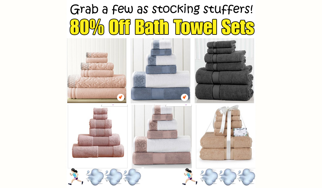 Luxury Bath Towel Sets Only $19.99 Shipped on Zulily (Regularly $100)