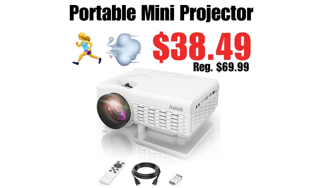 Portable Mini Projector Only $38.49 Shipped on Amazon (Regularly $69.99)