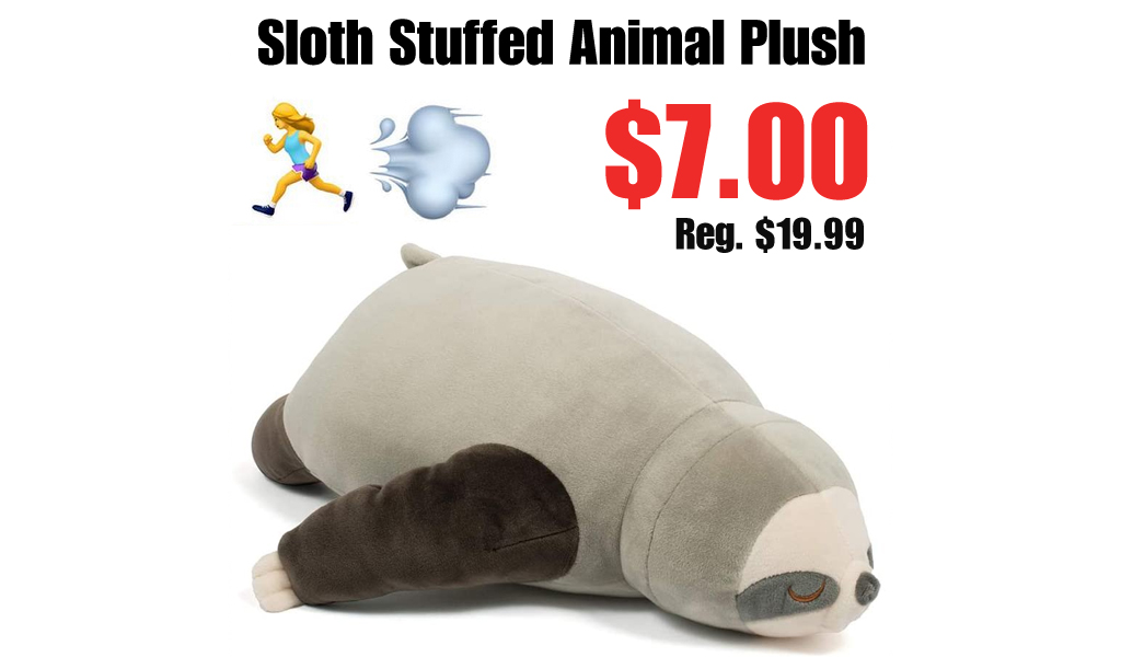 Sloth Stuffed Animal Plush Only $7.00 on Amazon (Regularly $19.99)