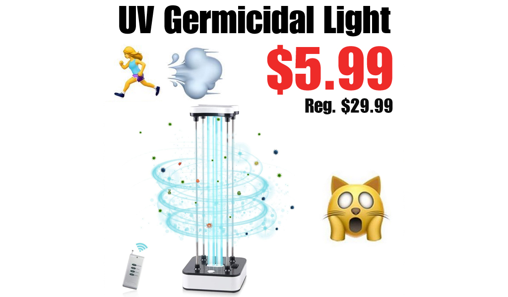 UV Germicidal Light Only $5.99 Shipped on Amazon (Regularly $29.99)