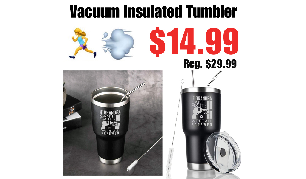 Vacuum Insulated Tumbler Only $14.99 Shipped on Amazon (Regularly $29.99)
