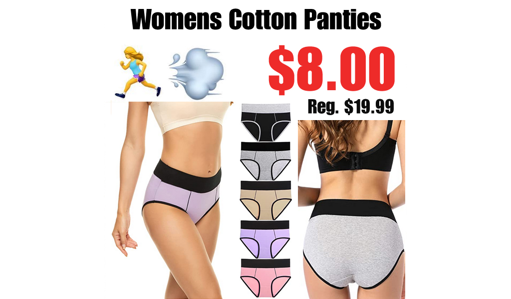 Womens Cotton Panties Only $8.00 Shipped on Amazon (Regularly $19.99)