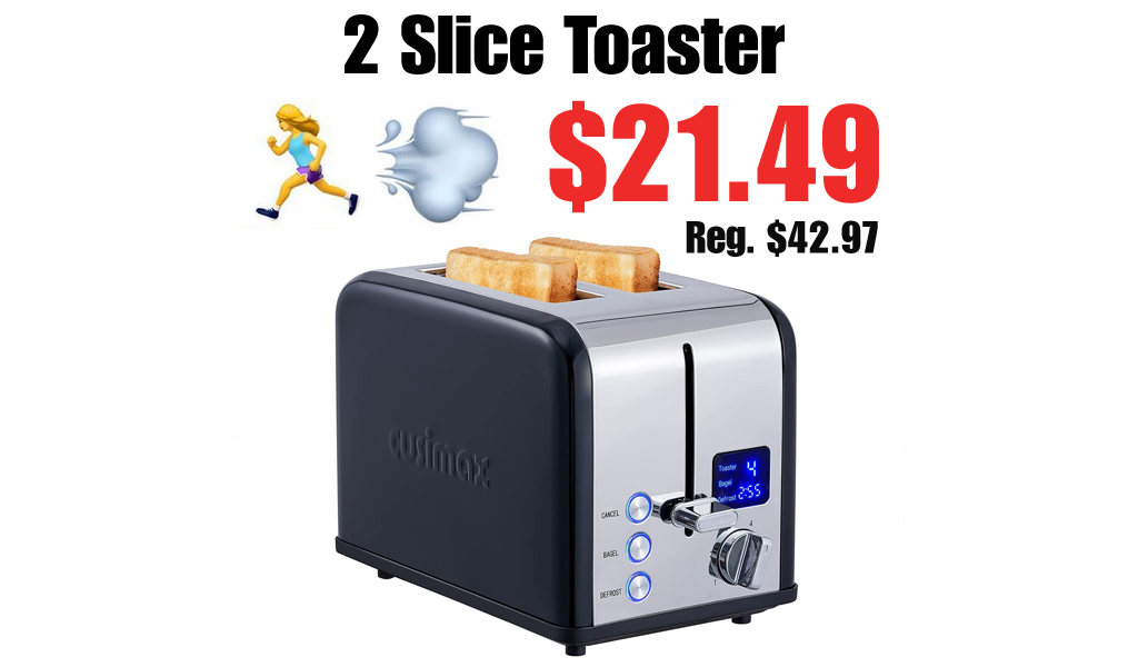 2 Slice Toaster Only $21.49 Shipped on Amazon (Regularly $42.97)