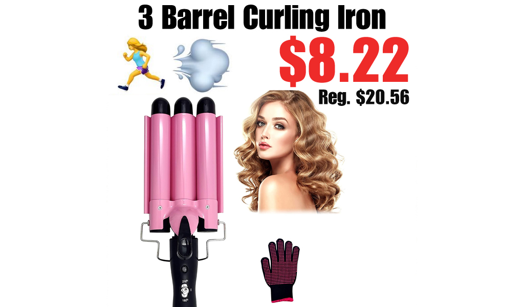 3 Barrel Curling Iron Only $8.22 Shipped on Amazon (Regularly $20.56)