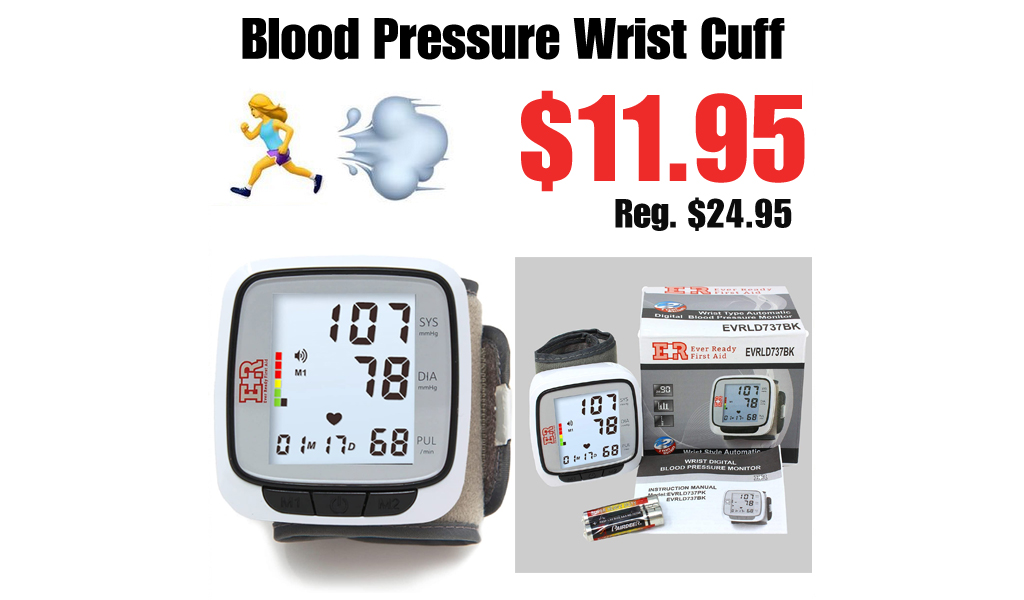 Blood Pressure Wrist Cuff Only $11.95 Shipped on Amazon (Regularly $24.95)