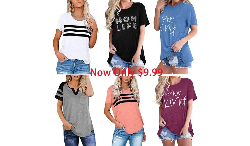 Casual Summer Tops Only $9.99 Shipped on Amazon (Regularly $24.99)