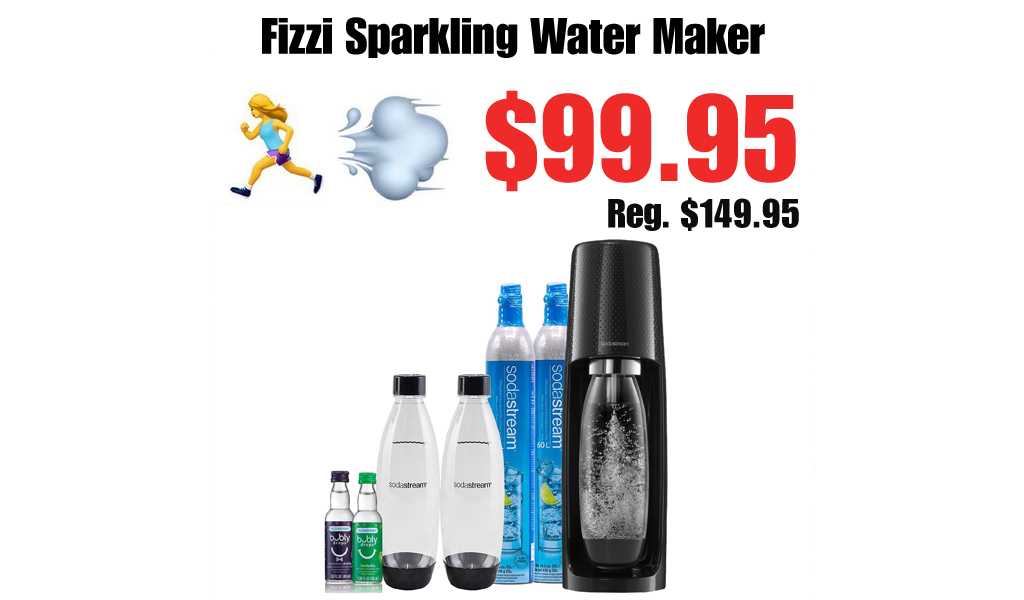 Fizzi Sparkling Water Maker Only $99.95 Shipped on Amazon (Regularly $149.95)