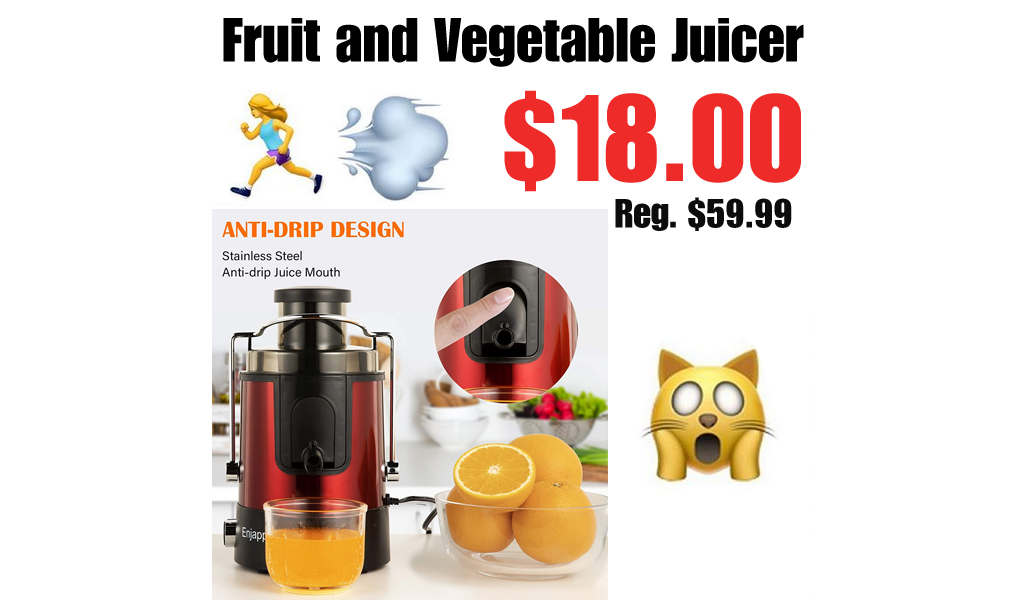 Fruit and Vegetable Juicer Only $18.00 Shipped on Amazon (Regularly $59.99)