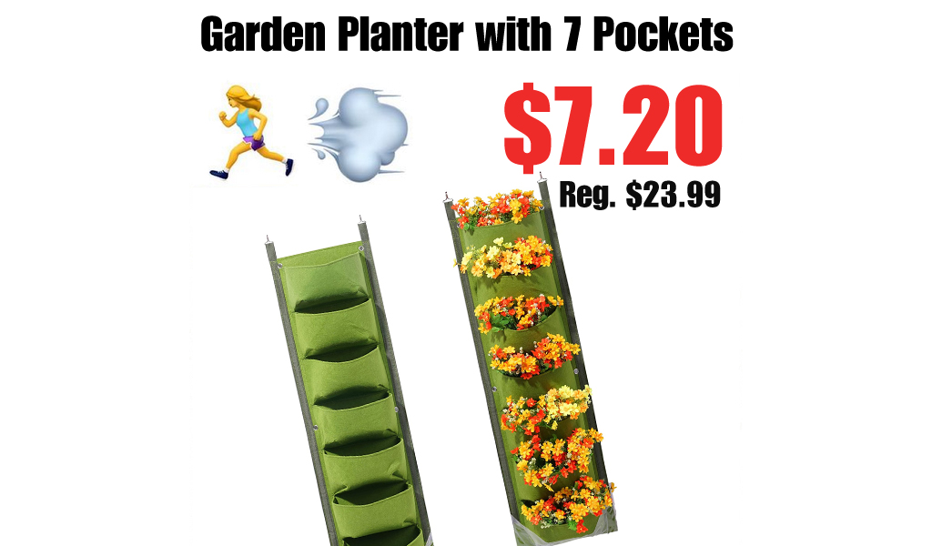 Garden Planter with 7 Pockets Only $7.20 Shipped on Amazon (Regularly $23.99)