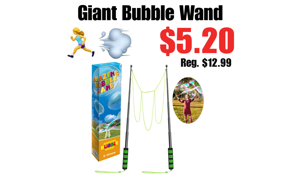 Giant Bubble Wand Only $5.20 Shipped on Amazon (Regularly $12.99)