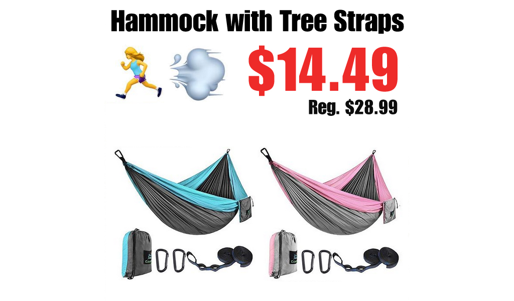 Hammock with Tree Straps Only $14.49 Shipped on Amazon (Regularly $28.99)