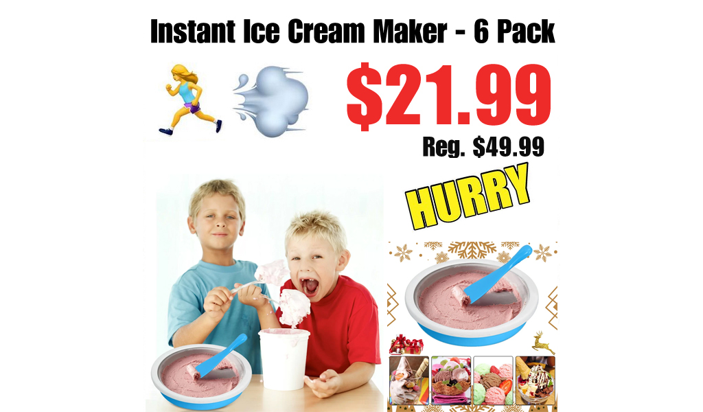 Instant Ice Cream Maker - 6 Pack Only $21.99 on Wayfair (Regularly $49.99)