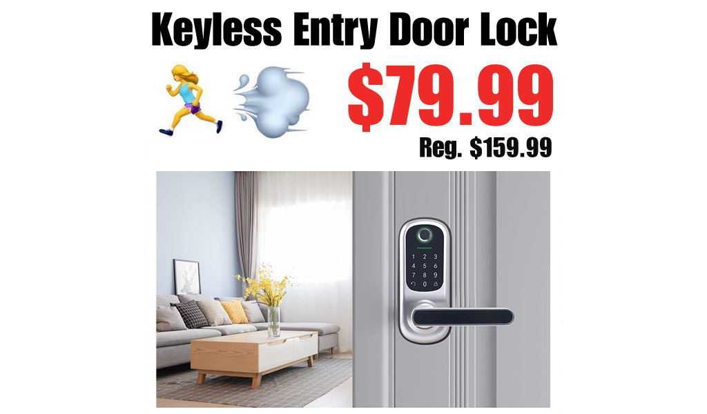 Keyless Entry Door Lock Only $79.99 Shipped on Amazon (Regularly $159.99)