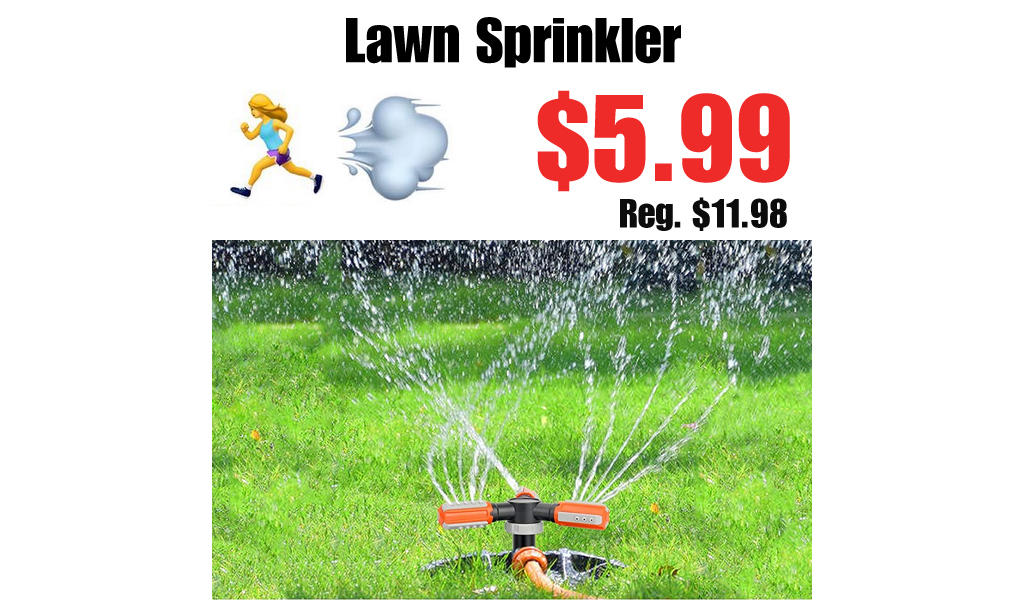 Lawn Sprinkler Only $5.99 Shipped on Amazon (Regularly $11.98)